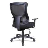 Alera® Alera Elusion II Series Mesh Mid-Back Swivel/Tilt Chair, Supports Up to 275 lb, 18.11" to 21.77" Seat Height, Black (ALEELT4214B)