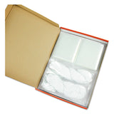 Universal® Clear Badge Holders w/Garment-Safe Clips, 2 1/4 x 3 1/2, White Inserts, 50/Box (UNV56003) Pack of 50