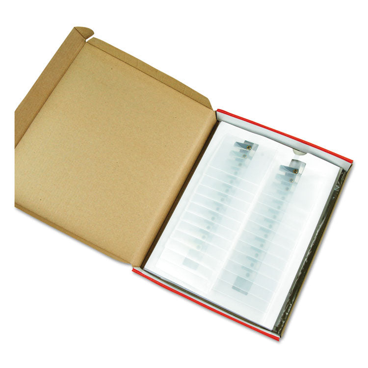 Universal® Clear Badge Holders w/Garment-Safe Clips, 3 x 4, White Inserts, 50/Box (UNV56004) Pack of 50