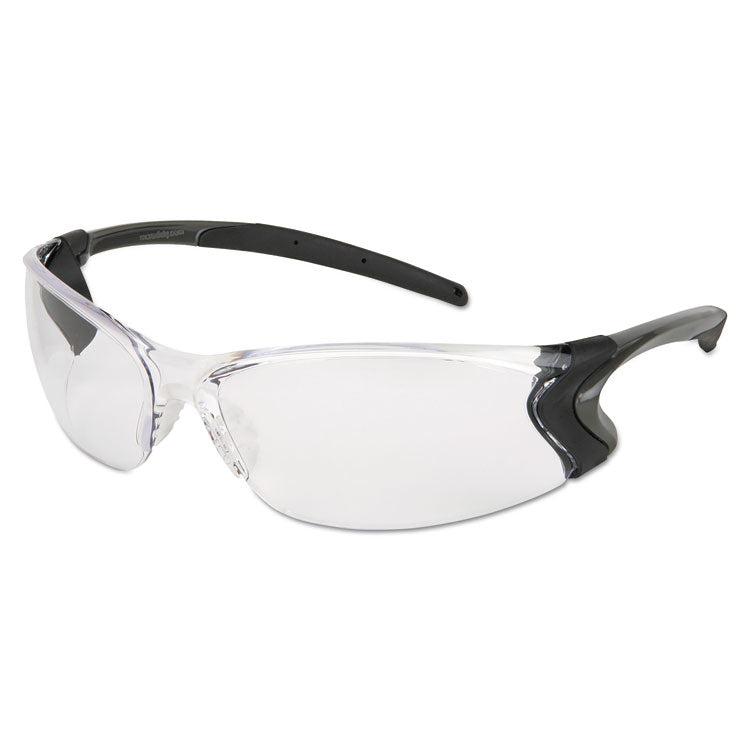 MCR™ Safety Backdraft Glasses, Clear Frame, Anti-Fog Clear Lens (CRWBD110PF)