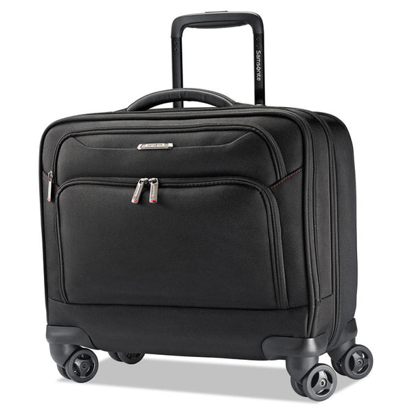 Samsonite® Xenon 3 Spinner Mobile Office, Fits Devices Up to 15.6", Ballistic Polyester, 13.25 x 7.25 x 16.25, Black (SML894381041) Each