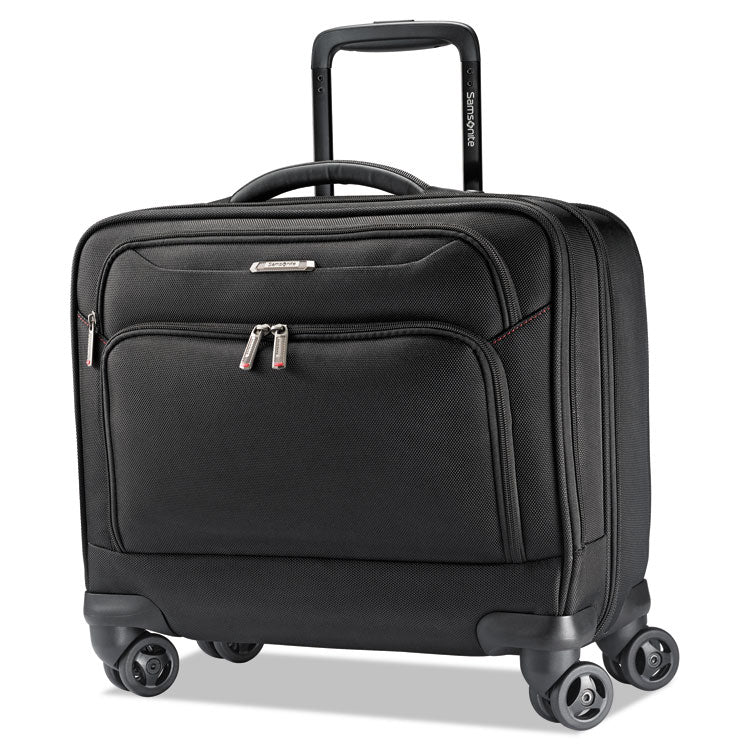 Samsonite® Xenon 3 Spinner Mobile Office, Fits Devices Up to 15.6", Ballistic Polyester, 13.25 x 7.25 x 16.25, Black (SML894381041) Each