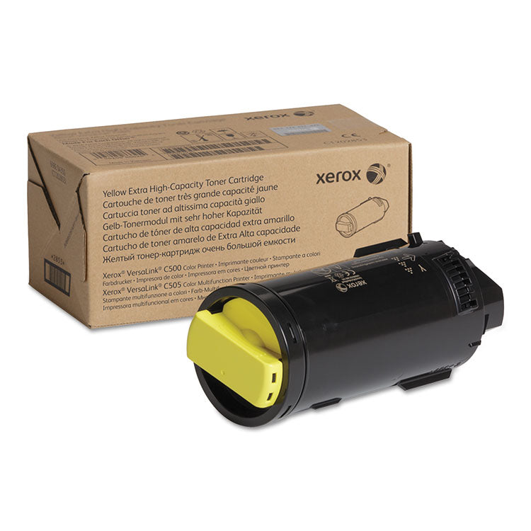 Xerox® 106R03868 Extra High-Yield Toner, 9,000 Page-Yield, Yellow (XER106R03868) Each