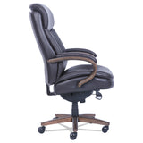 La-Z-Boy® Woodbury Big/Tall Executive Chair, Supports Up to 400 lb, 20.25" to 23.25" Seat Height, Brown Seat/Back, Weathered Sand Base (LZB48961B) Each