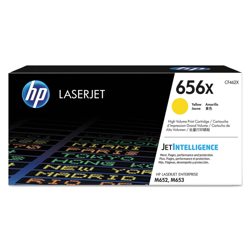 HP HP 656X, (CF462X) High-Yield Yellow Original LaserJet Toner Cartridge (HEWCF462X)