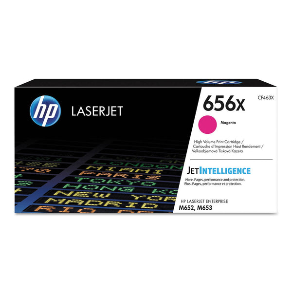 HP HP 656X, (CF463X) High-Yield Magenta Original LaserJet Toner Cartridge (HEWCF463X)