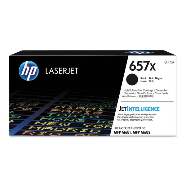 HP HP 657X, (CF470X) High-Yield Black Original LaserJet Toner Cartridge (HEWCF470X)