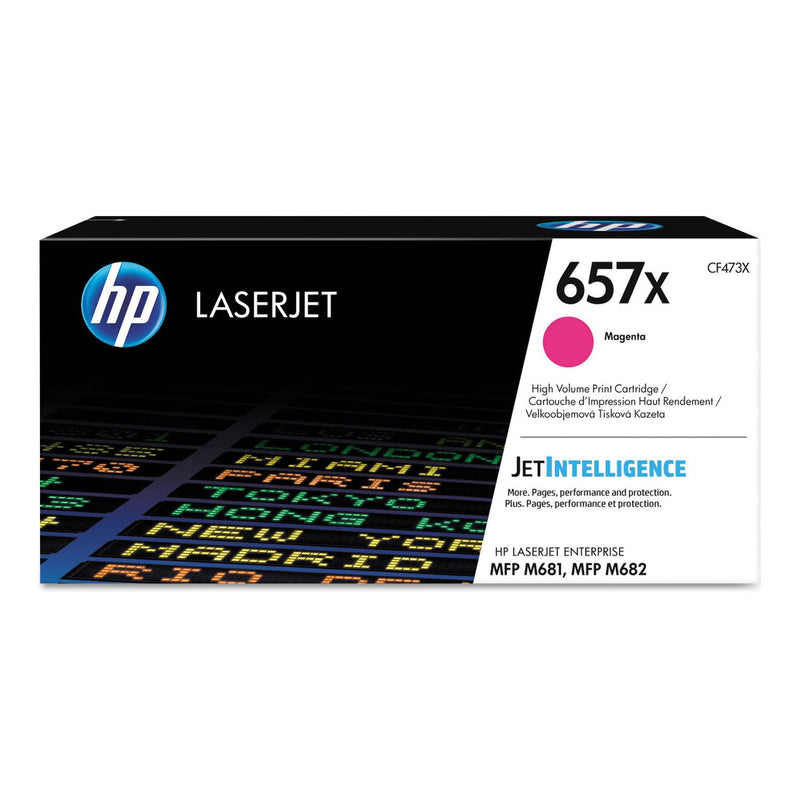 HP HP 657X, (CF473X) High-Yield Magenta Original LaserJet Toner Cartridge (HEWCF473X) Each