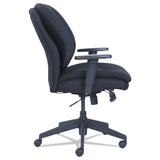 SertaPedic® Cosset Ergonomic Task Chair, Supports Up to 275 lb, 19.5" to 22.5" Seat Height, Black (SRJ48967A) Each