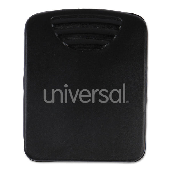 Universal® Fabric Panel Wall Clips, 25 Sheet Capacity, Black, 20/Pack (UNV21270)