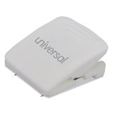 Universal® Fabric Panel Wall Clips, 25 Sheet Capacity, White, 20/Pack (UNV21271)