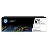 HP HP 202X, (CF500X) High-Yield Black Original LaserJet Toner Cartridge (HEWCF500X) Each