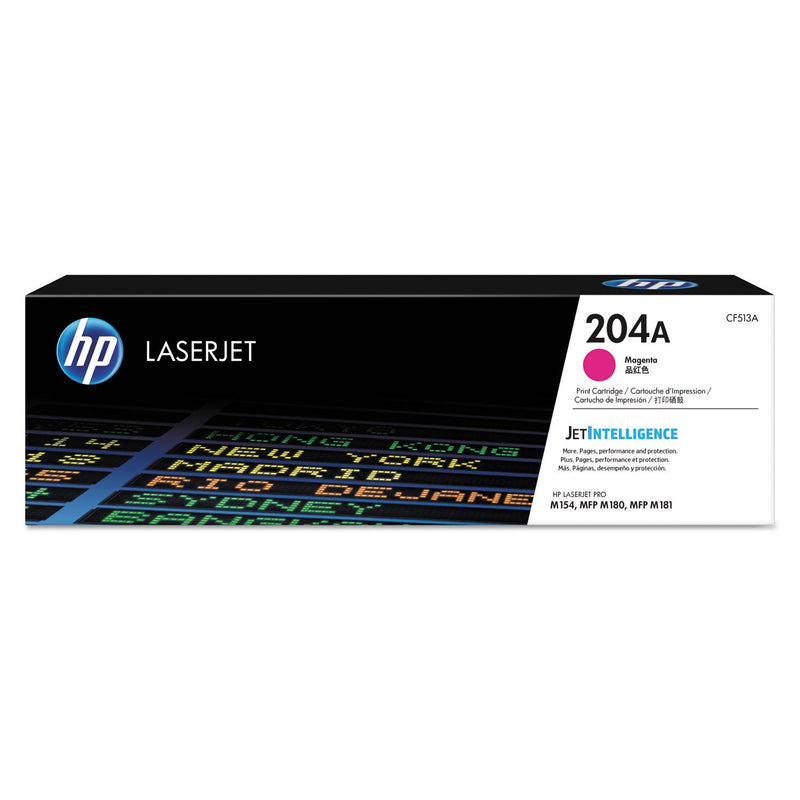 HP HP 204A, (CF513A) Magenta Original LaserJet Toner Cartridge (HEWCF513A)