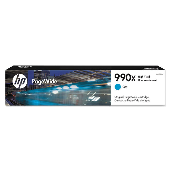 HP HP 990X, (M0J89AN) High-Yield Cyan Original PageWide Cartridge (HEWM0J89AN)