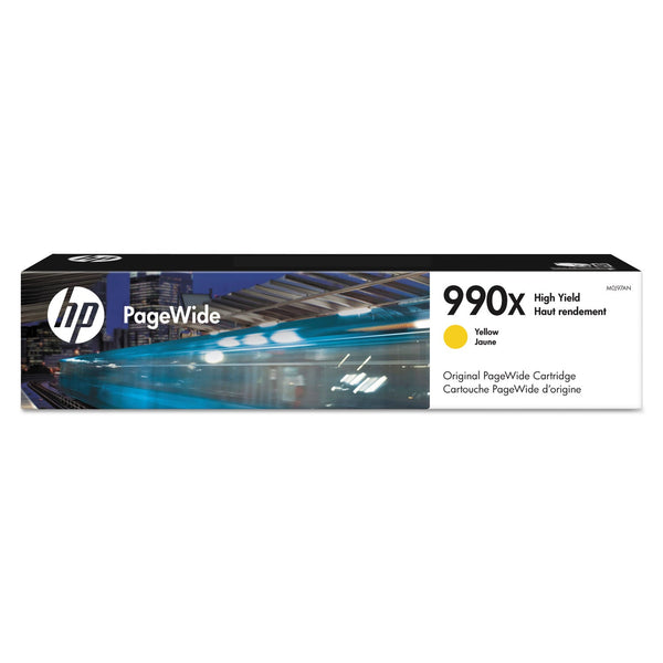 HP HP 990X, (M0J97AN) High-Yield Yellow Original PageWide Cartridge (HEWM0J97AN)