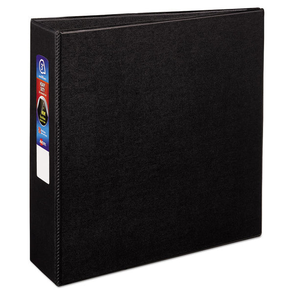Avery® Heavy-Duty Non-View Binder with DuraHinge and Locking One Touch EZD Rings, 3 Rings, 3" Capacity, 11 x 8.5, Black (AVE79983)