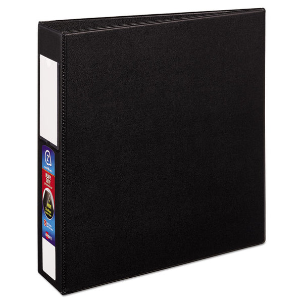Avery® Heavy-Duty Non-View Binder with DuraHinge and One Touch EZD Rings, 3 Rings, 2" Capacity, 11 x 8.5, Black (AVE79992)
