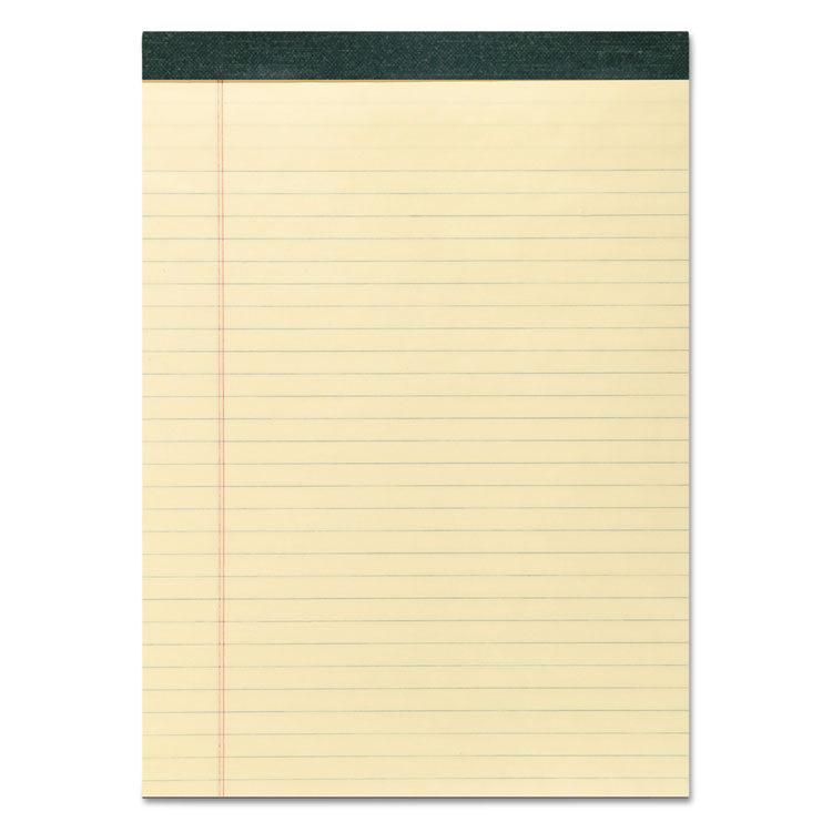 Roaring Spring® Recycled Legal Pad, Wide/Legal Rule, 40 Canary-Yellow 8.5 x 11 Sheets, Dozen (ROA74712)