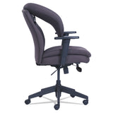 SertaPedic® Cosset Ergonomic Task Chair, Supports Up to 275 lb, 19.5" to 22.5" Seat Height, Gray Seat/Back, Black Base (SRJ48967B) Each