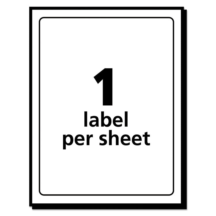 Avery® Removable Multi-Use Labels, Inkjet/Laser Printers, 4 x 6, White, 40/Pack, (5454) (AVE05454) Pack of 40