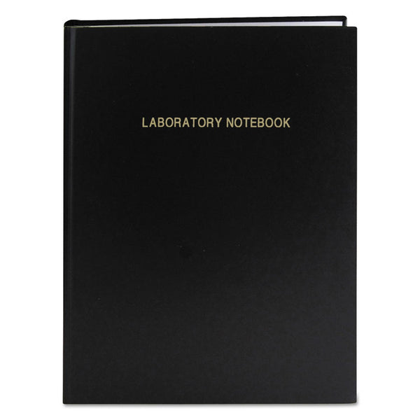 Roaring Spring® Lab Research Notebook, Quadrille Rule (5 sq/in), Black Cover, (72) 11.25 x 8.75 Sheets (ROA77160)