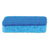 S.O.S.® All Surface Scrubber Sponge, 2.5 x 4.5, 0.9" Thick, Dark Blue, 12/Carton (CLO91017)