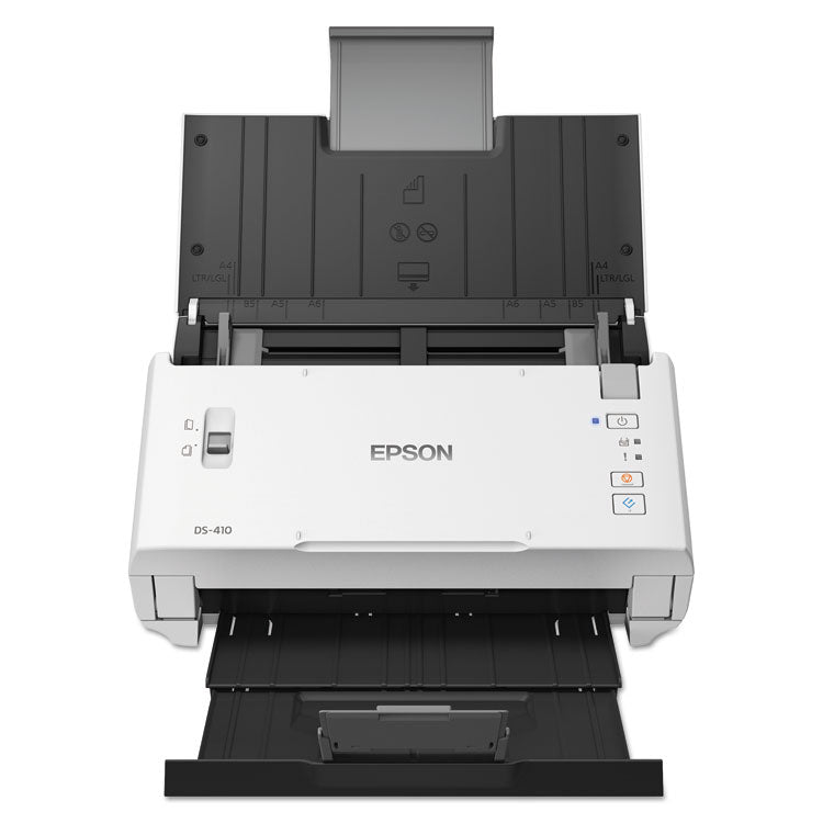 Epson® DS-410 Document Scanner, 600 dpi Optical Resolution, 50-Sheet Duplex Auto Document Feeder (EPSB11B249201)