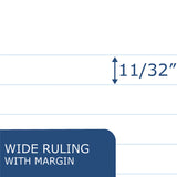 Roaring Spring® Green Books Exam Books, Wide/Legal Rule, Green Cover, (8) 11 x 8.5 Sheets (ROA77509) Each