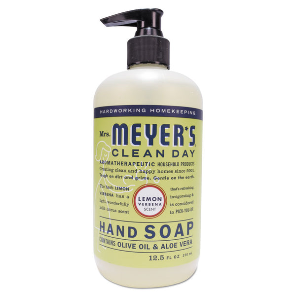 Mrs. Meyer's® Clean Day Liquid Hand Soap, Lemon, 12.5 oz, 6/Carton (SJN651321)