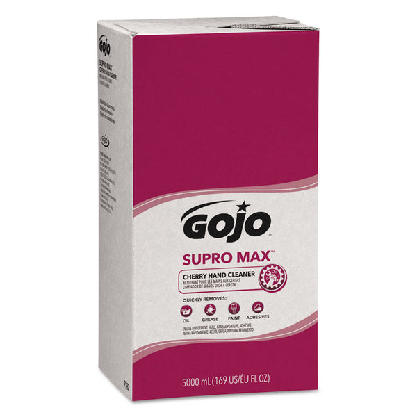 GOJO® SUPRO MAX Hand Cleaner, Cherry, 5,000 mL Refill, 2/Carton (GOJ758202) Case of 2