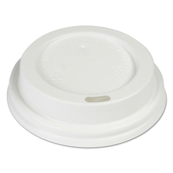 Boardwalk® Hot Cup Lids, Fits 8 oz Hot Cups, White, 50/Sleeve, 20 Sleeves/Carton (BWKHOTWH8)