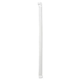 Boardwalk® Wrapped Giant Straws, 10.25", Polypropylene, Clear, 1,000/Carton (BWKJSTW1025CLR) Case of 1000