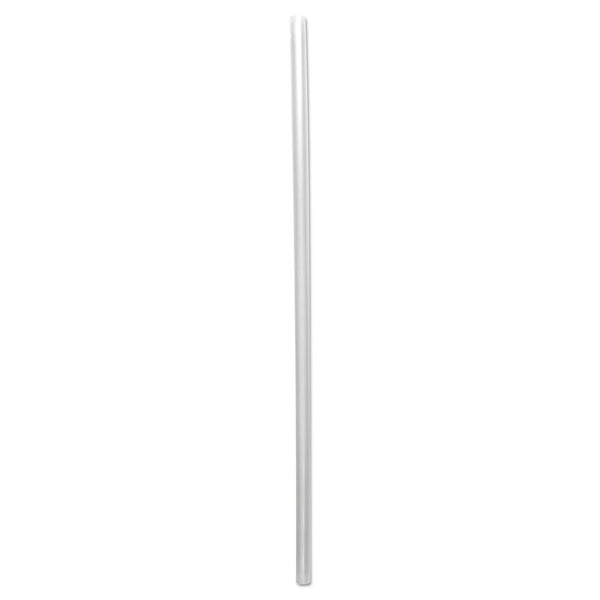 Boardwalk® Wrapped Giant Straws, 10.25", Polypropylene, Clear, 1,000/Carton (BWKJSTW1025CLR)