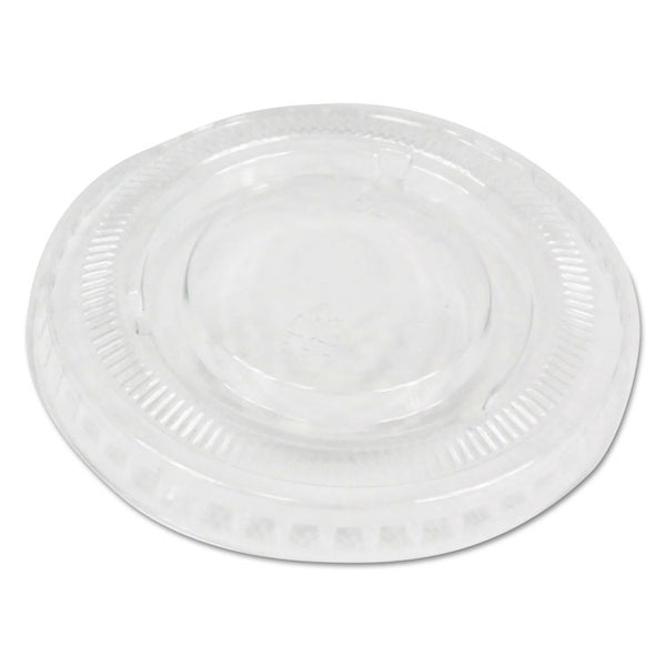 Boardwalk® Souffle/Portion Cup Lids, Fits 1 oz Portion Cups, Clear, 2,500/Carton (BWKPRTLID1)