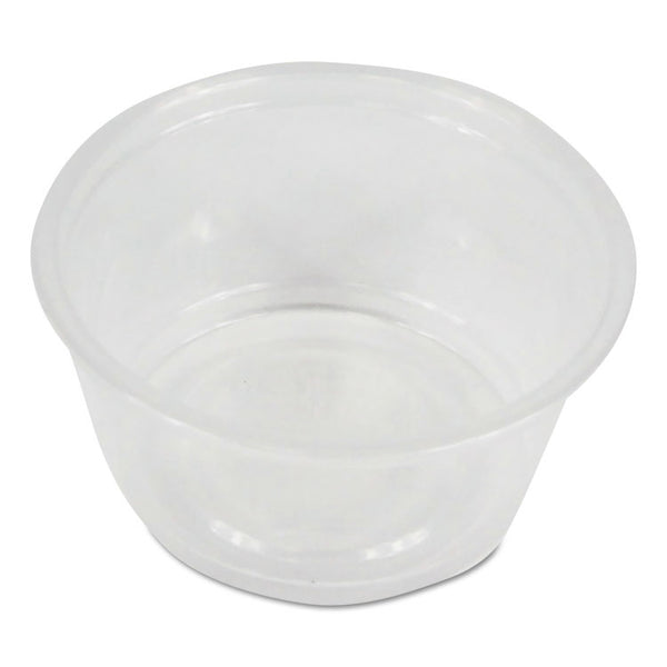 Boardwalk® Souffle/Portion Cups, 2 oz, Polypropylene, Clear, 20 Cups/Sleeve, 125 Sleeves/Carton (BWKPRTN2TS) Case of 2500