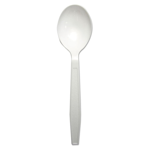 Boardwalk® Heavyweight Polypropylene Cutlery, Soup Spoon, White, 1000/Carton (BWKSOUPHWPPWH)