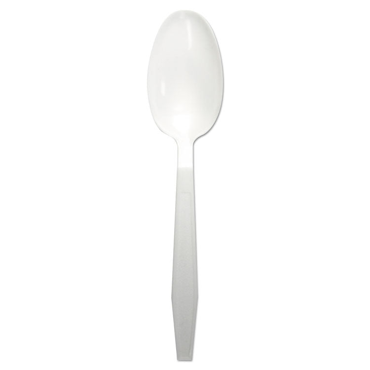 Boardwalk® Heavyweight Polypropylene Cutlery, Teaspoon, White, 1000/Carton (BWKTEAHWPPWH) Case of 1000