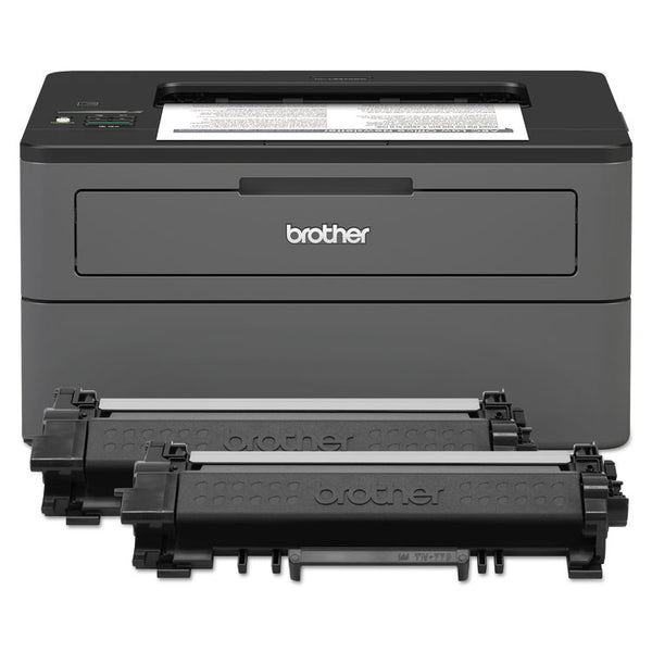 Brother HLL2370DWXL XL Extended Print Monochrome Compact Laser Printer with Up to 2-Years of Toner In-Box (BRTHLL2370DWXL)