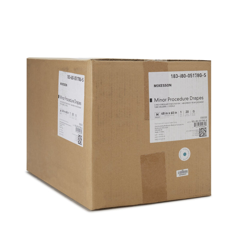McKesson Surgical Drape Minor Procedure Drape 48 W X 60 L Inch Sterile (1101260_CS) 20/CS