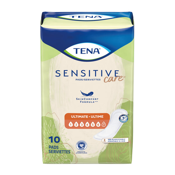 TENA® Sensitive Care Ultimate Bladder Control Pad 16 Inch Length Heavy Absorbency Dry-Fast Core™ One Size Fits Most (1059420_CS) 40/CS