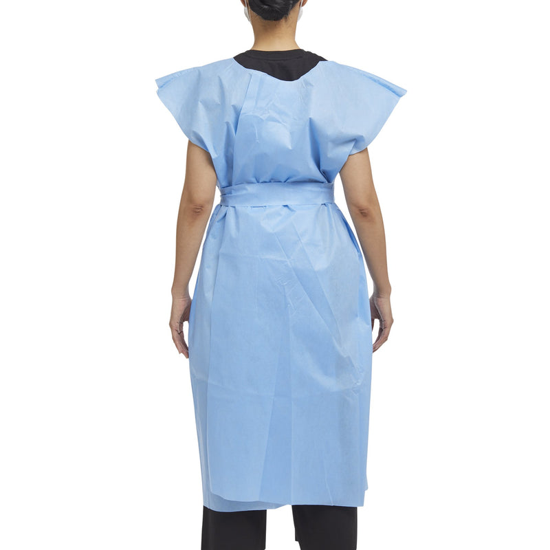 HPK Industries Patient Exam Gown X-Large Blue Disposable (914877_CS) 50/CS