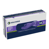 Purple Nitrile-Xtra™ Exam Glove X-Small NonSterile Nitrile Extended Cuff Length Textured Fingertips Purple Chemo Tested (365064_BX) 50/BX
