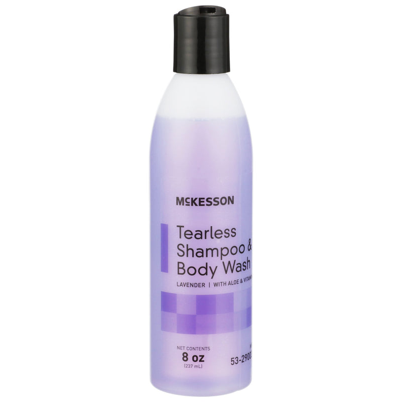 McKesson Tearless Shampoo and Body Wash 8 oz. Flip Top Bottle Lavender Scent (877035_CS) 48/CS