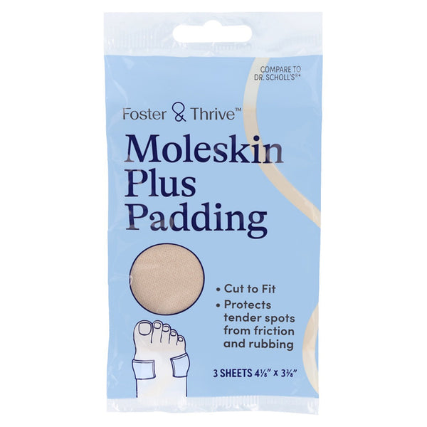 Foster & Thrive™ Protective Pad One Size Fits Most Adhesive Backing Foot (1245008_PK) 3/PK