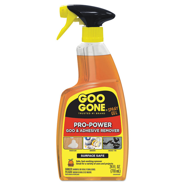 Goo Gone® Pro-Power Cleaner, Citrus Scent, 24 oz Spray Bottle, 4/Carton (WMN2180A) Case of 4