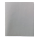 Smead™ Two-Pocket Folder, Textured Paper, 100-Sheet Capacity, 11 x 8.5, White, 25/Box (SMD87861)