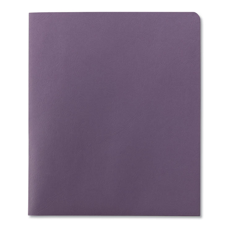 Smead™ Two-Pocket Folder, Textured Paper, 100-Sheet Capacity, 11 x 8.5, Lavender, 25/Box (SMD87865)