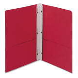 Smead™ 2-Pocket Folder withTang Fastener, Letter, 1/2" Cap, Red, 25/Box (SMD88059)