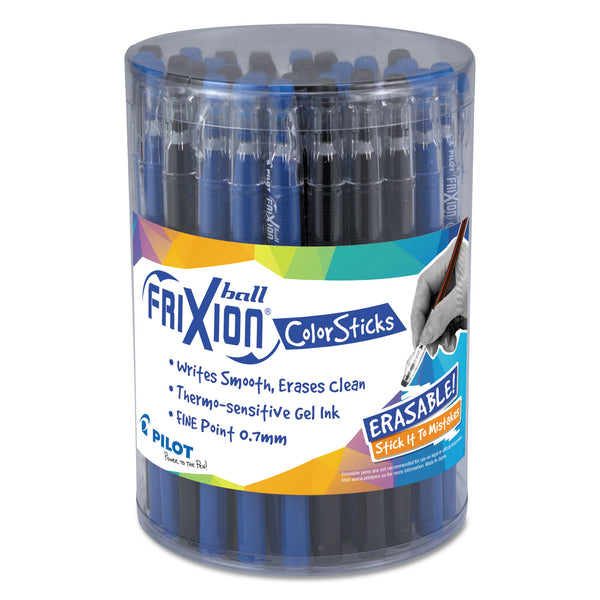 FriXion ColorSticks Erasable Gel Pen, Stick, Fine 0.7 mm, Assorted Ink and Barrel Colors, 36/Pack (PIL58002) Each