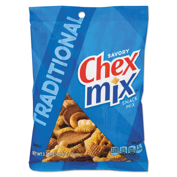 Chex Mix® Chex Mix, Traditional Flavor Trail Mix, 3.75 oz Bag, 8/Box (AVTSN14858)